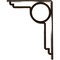 Ekena Millwork Maria Wrought Iron Bracket, (Single center brace), Antiqued Bronze 1 1/2"W x 7 1/2"D x 10"H BKTM01X07X10SMAABZ - alternate 4
